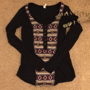 Free People- Long Sleeve Limited Edition- XS